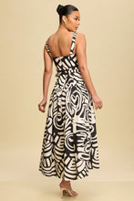 Load image into Gallery viewer, Tribal Midi Belted Dress
