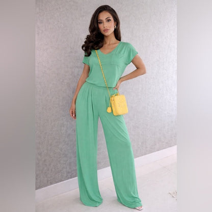 Green Matching Pant Set
