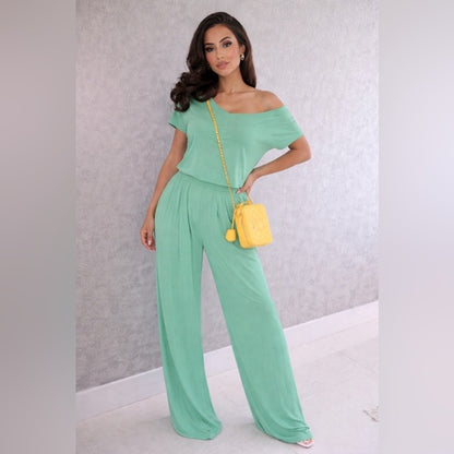 Green Matching Pant Set