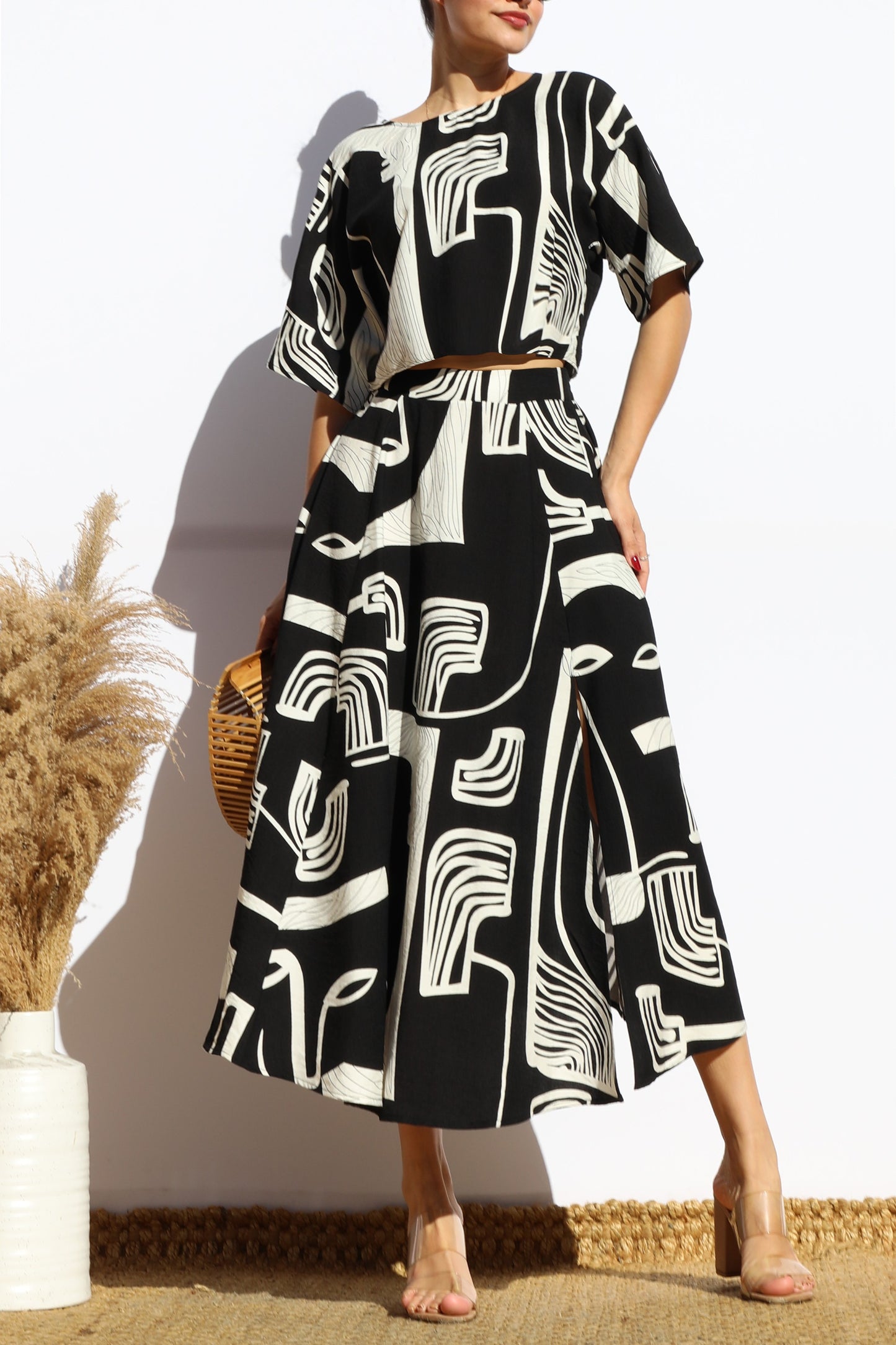 Elize Matching Skirt Set