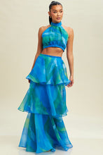 Load image into Gallery viewer, Santorini Summers Organza Skirt Set
