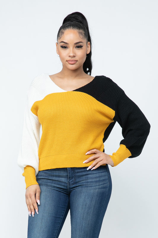 Kersten Twist Back Sweater