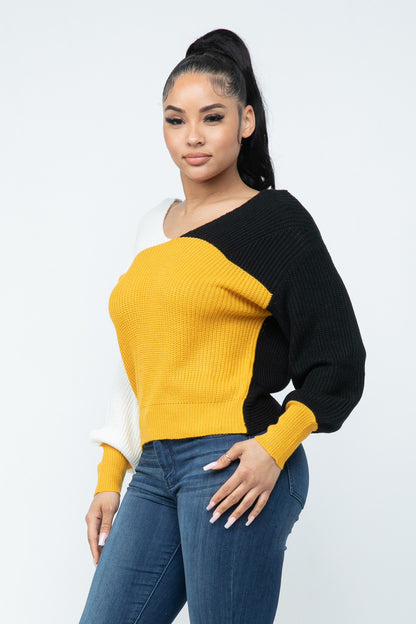 Kersten Twist Back Sweater
