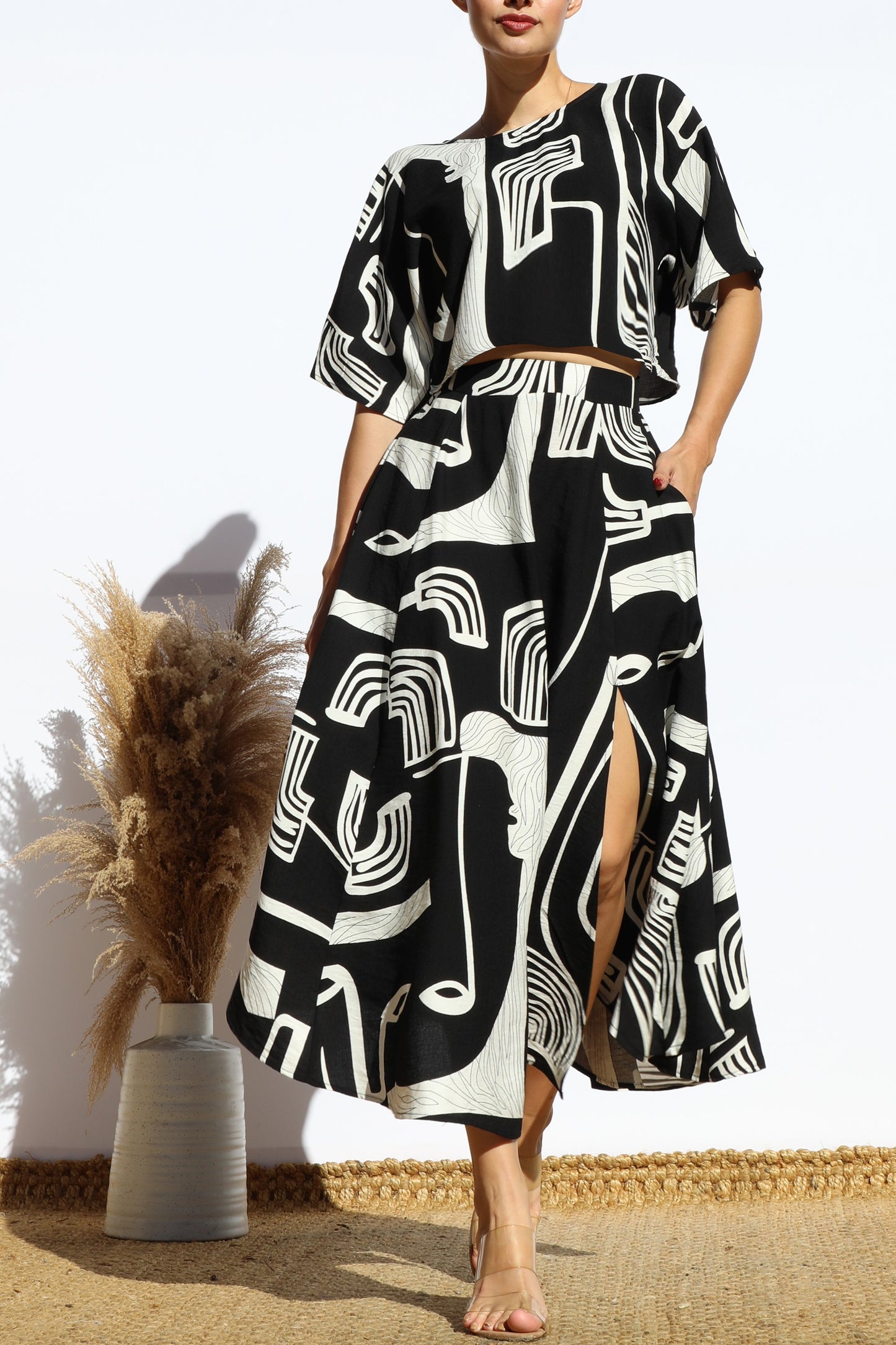 Elize Matching Skirt Set