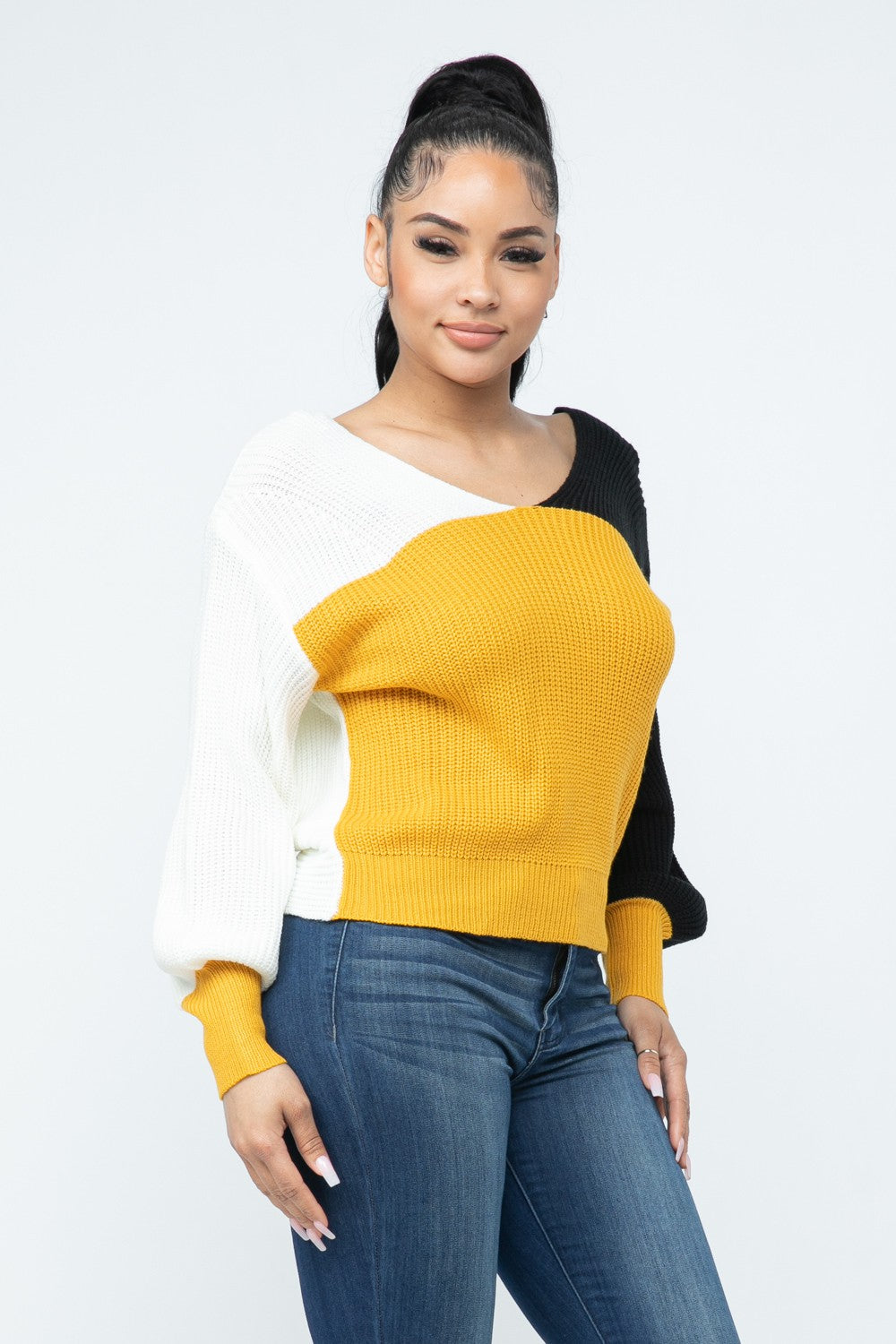 Kersten Twist Back Sweater