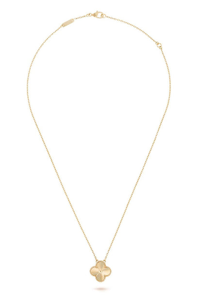 Gold Clover Leaf Necklace