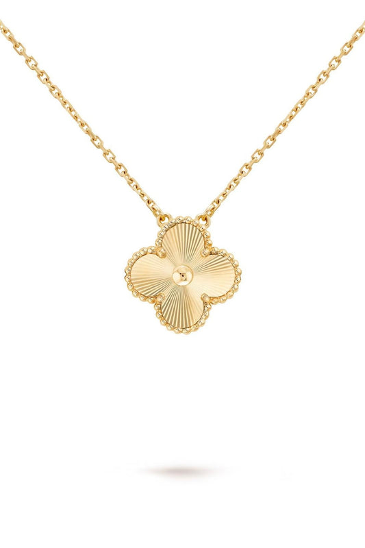 Gold Clover Leaf Necklace