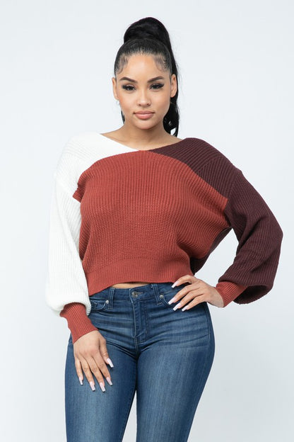 Kersten Twist Back Sweater