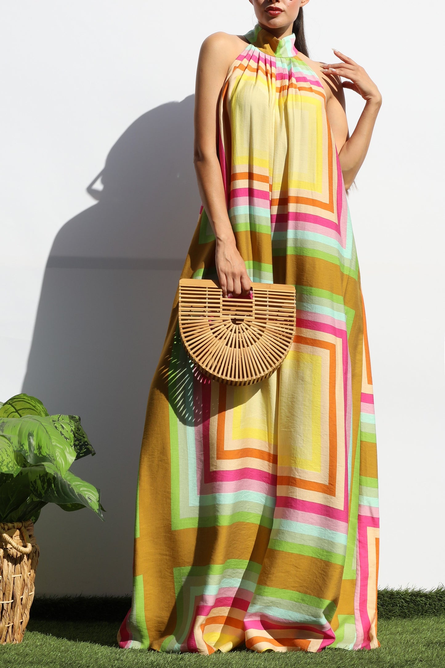Aubrey Yellow Printed Jumpsuit
