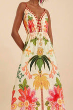 Load image into Gallery viewer, Palm Tree Print Maxi Dress
