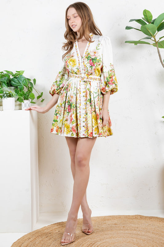 Alia Floral Dress
