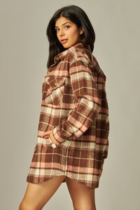 Brinkley Pocketed Plaid Shacket