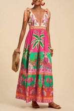Load image into Gallery viewer, Tropical Print Maxi Dress
