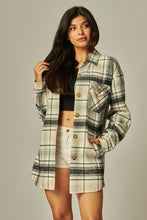 Load image into Gallery viewer, Brinkley Pocketed Plaid Shacket
