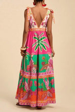 Load image into Gallery viewer, Tropical Print Maxi Dress
