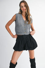 Load image into Gallery viewer, Black Bubble Hem Shorts
