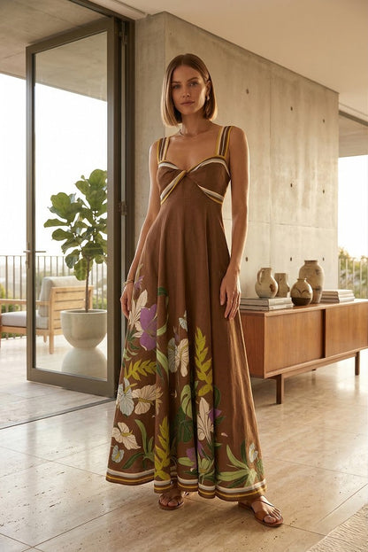 Nicolina Floral Maxi Dress