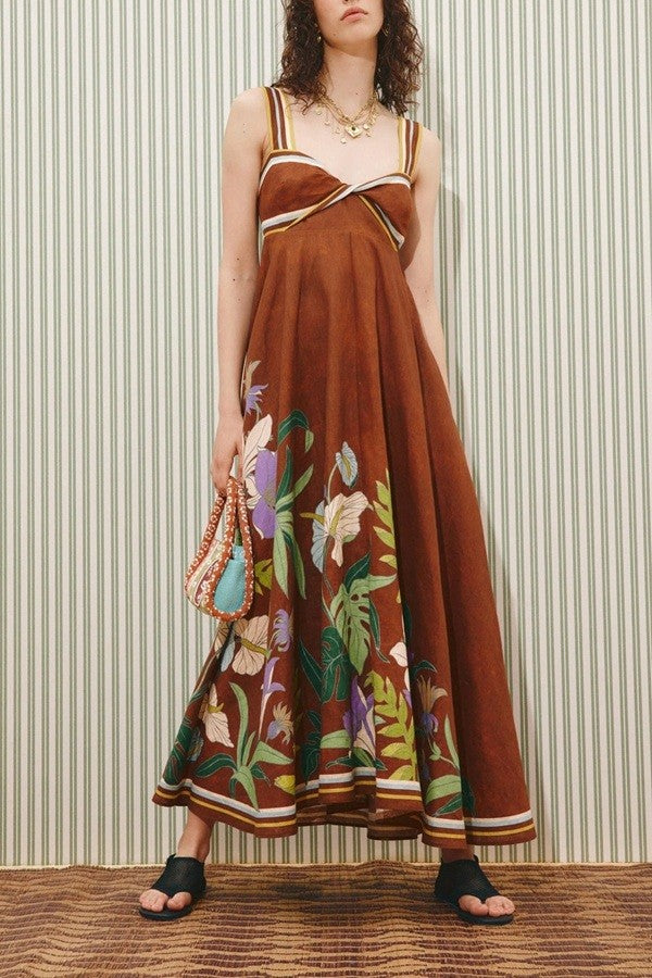 Nicolina Floral Maxi Dress