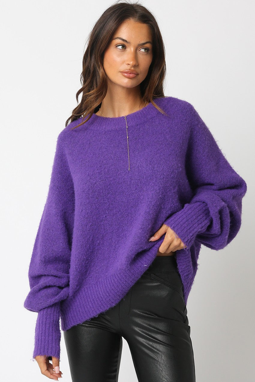 Julien Purple Sweater