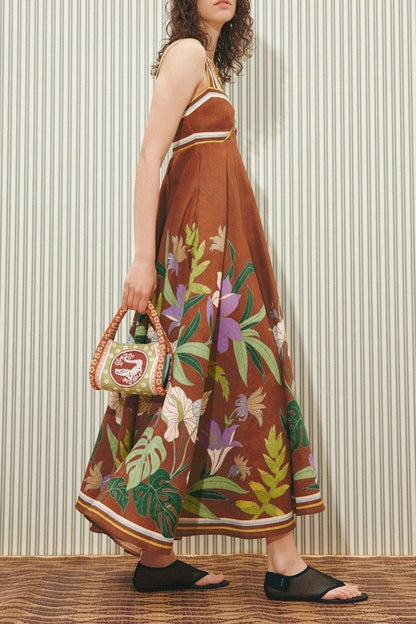 Nicolina Floral Maxi Dress