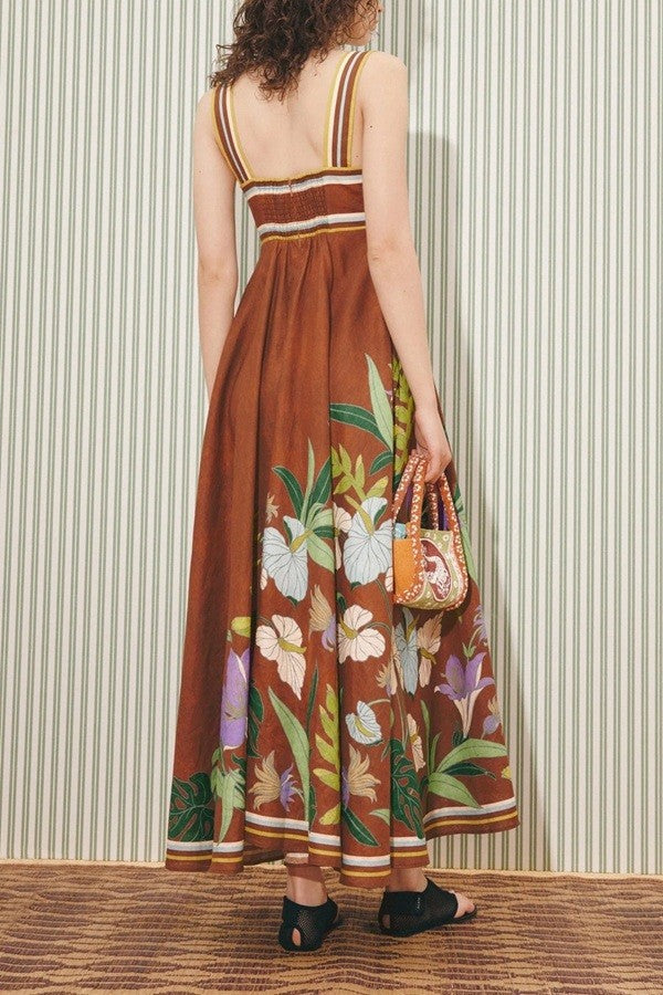 Nicolina Floral Maxi Dress