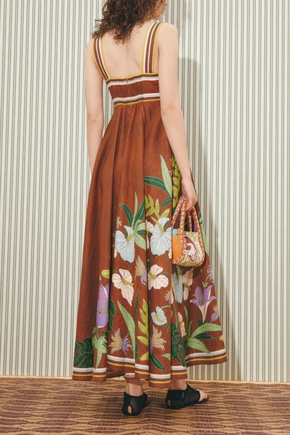 Nicolina Floral Maxi Dress