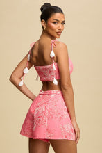 Load image into Gallery viewer, Pink Tassel Shorts Set
