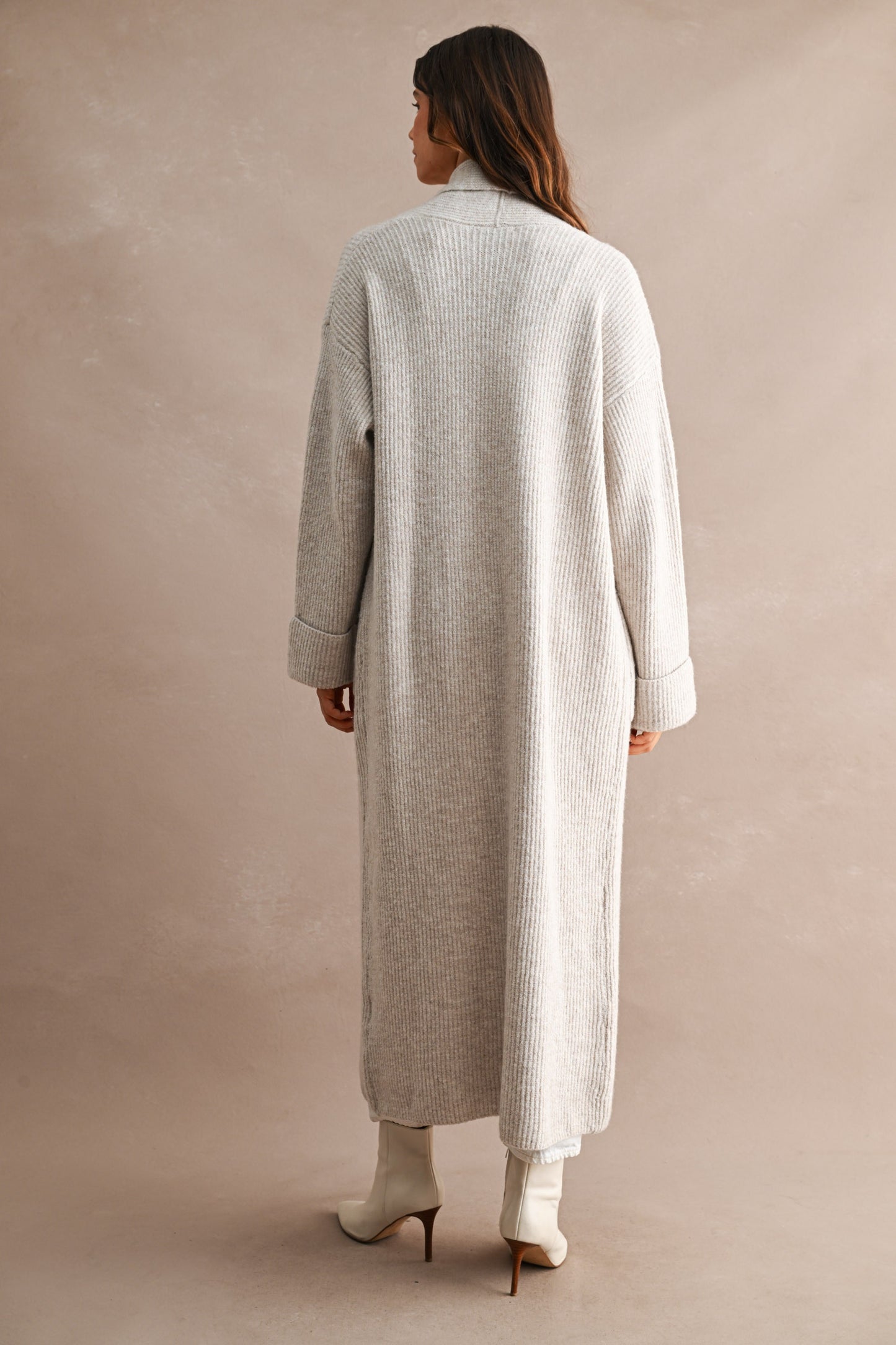 Celine Pocketed Maxi Cardigan