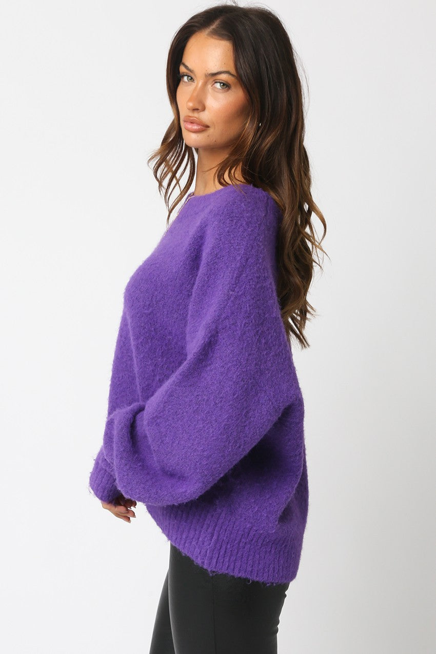 Julien Purple Sweater