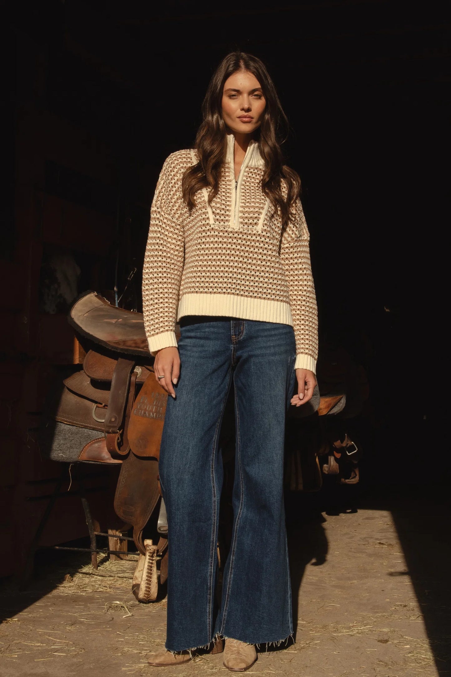 Gwen Beige Sweater