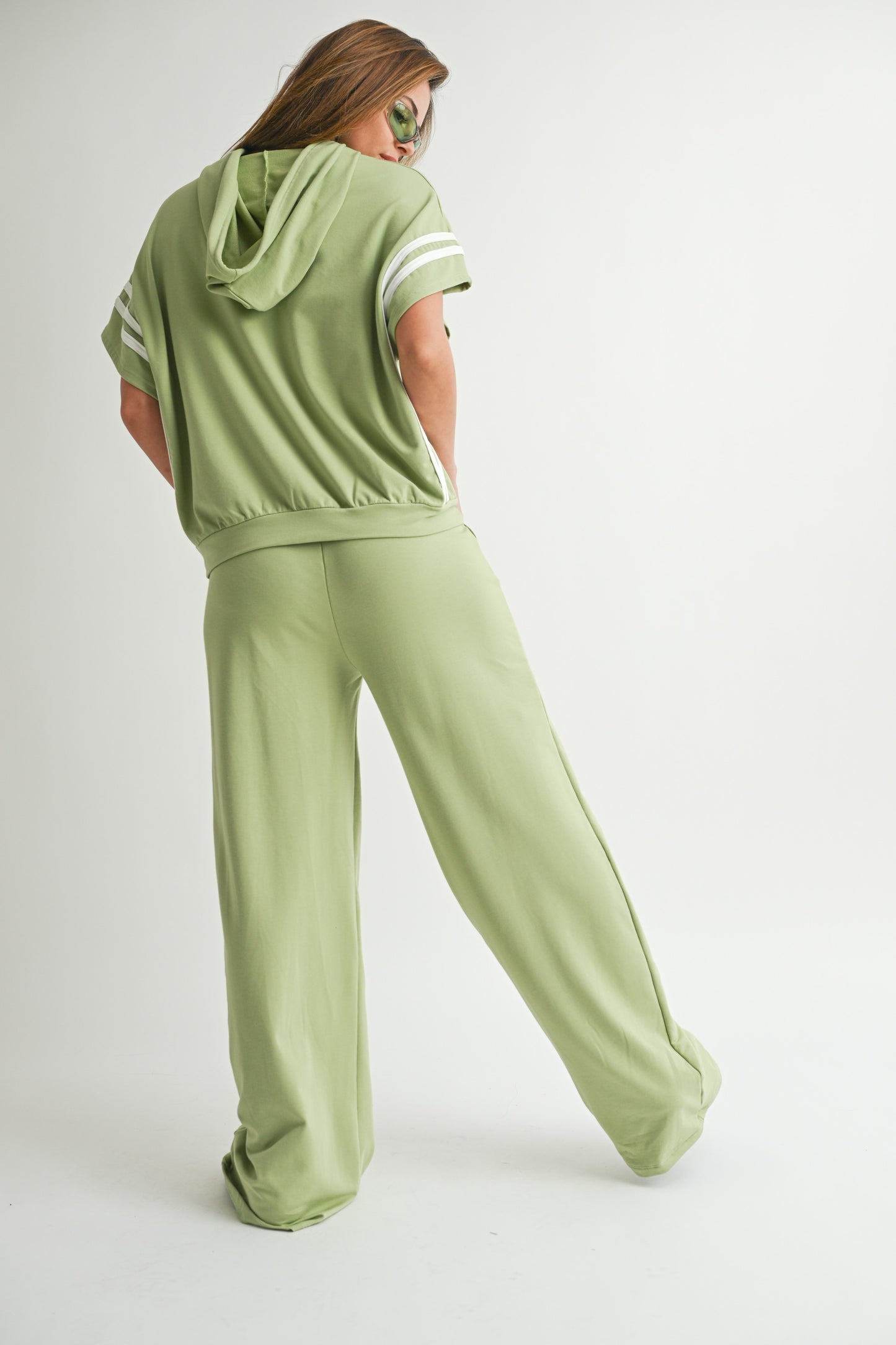 Green Hoodie Matching Set