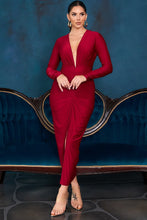 Load image into Gallery viewer, Essenia Midi Dress - Burgundy
