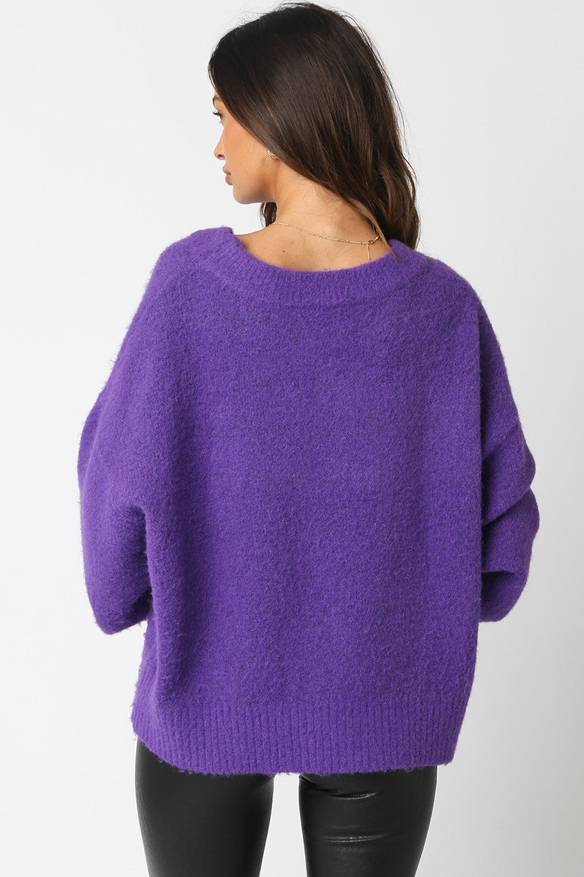 Julien Purple Sweater