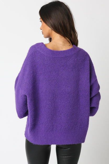 Julien Purple Sweater