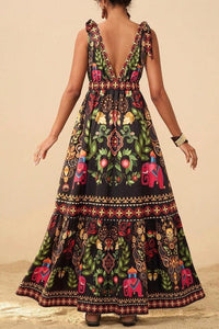 Amirah Black Maxi Dress