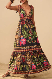 Amirah Black Maxi Dress