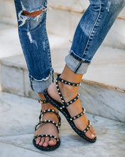 Load image into Gallery viewer, Venus Studded Strappy Sandal
