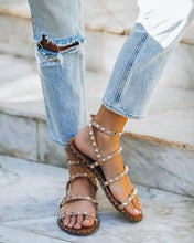 Load image into Gallery viewer, Venus Studded Strappy Sandal
