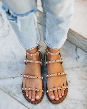 Load image into Gallery viewer, Venus Studded Strappy Sandal
