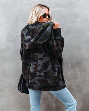 Load image into Gallery viewer, The Coziest Yet Pocketed Cardigan - Camo
