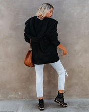 Load image into Gallery viewer, The Coziest Yet Pocketed Cardigan - Black
